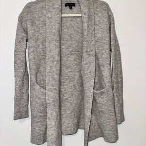 Gray Women's Cardigan Sweater